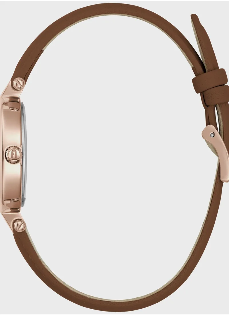 فورلا Furla Leather Strap Analog Watch