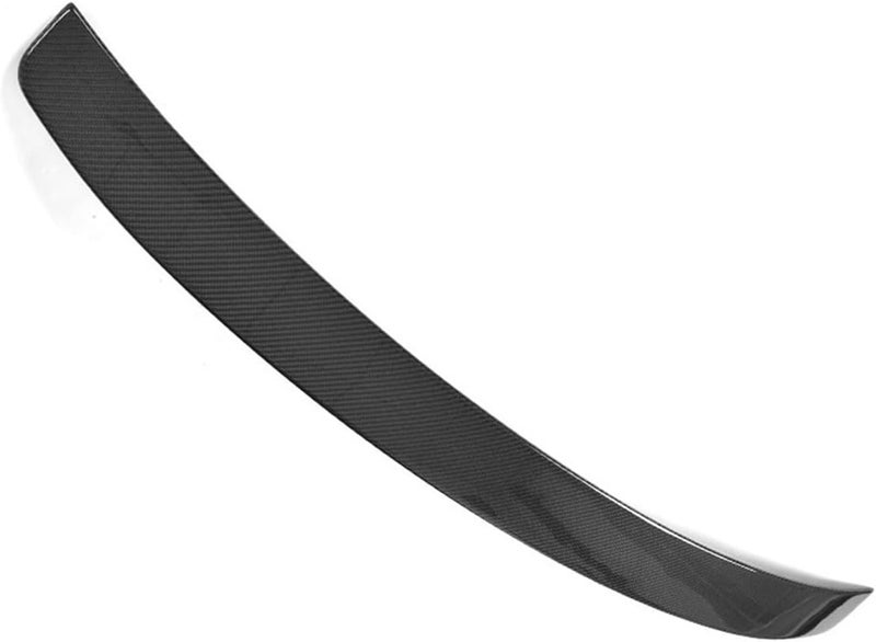 QASULER Carbon Fiber Rear Roof Lip Spoiler for Mercedes-Benz C-Class - Image 1