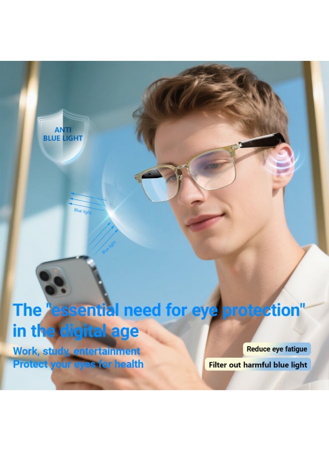 Generic Ai Translation Bluetooth Glasses Multi-Language Real-Time Translation Glasses Listen To Music And Make Calls Smart Uv-Proof Sunglasses  - Image 4