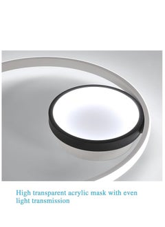 Riserva LED Ceiling Panel Modern Bedroom Ceiling Lamp, Black Ceiling Kitchen Lights Bedroom Hallway Living Room，Stairs and corridors  - Image 3