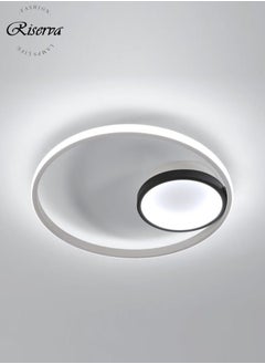 Riserva LED Ceiling Panel Modern Bedroom Ceiling Lamp, Black Ceiling Kitchen Lights Bedroom Hallway Living Room，Stairs and corridors  - Image 1