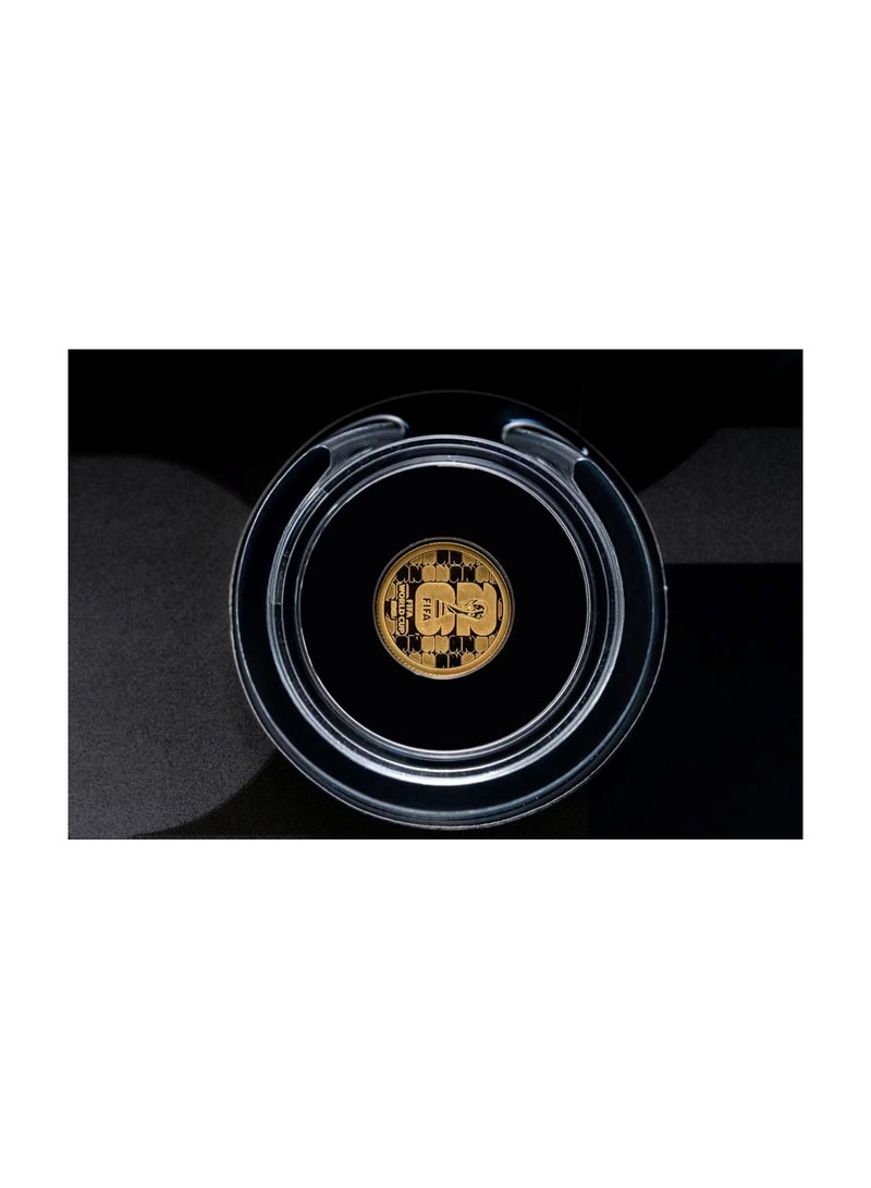 FIFA World Cup Solomon Islands 2026 $10 0.5 g Gold - FIFA World Cup 26 'Smallest Gold Coin' Emblem, Proof - Image 3