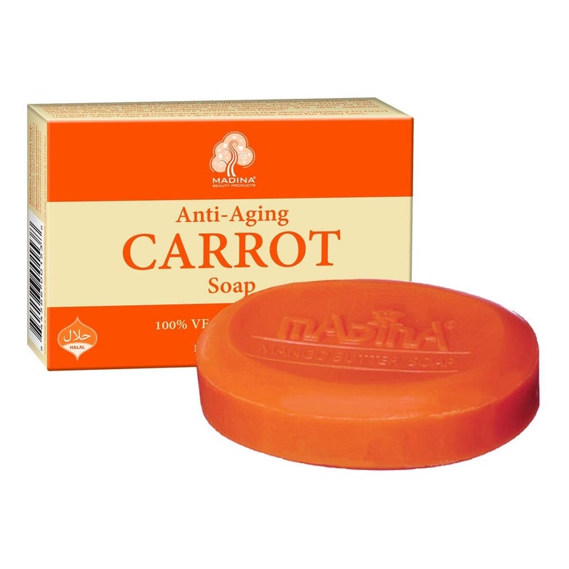Madina Bar Soaps AntiAging Carrot Soap