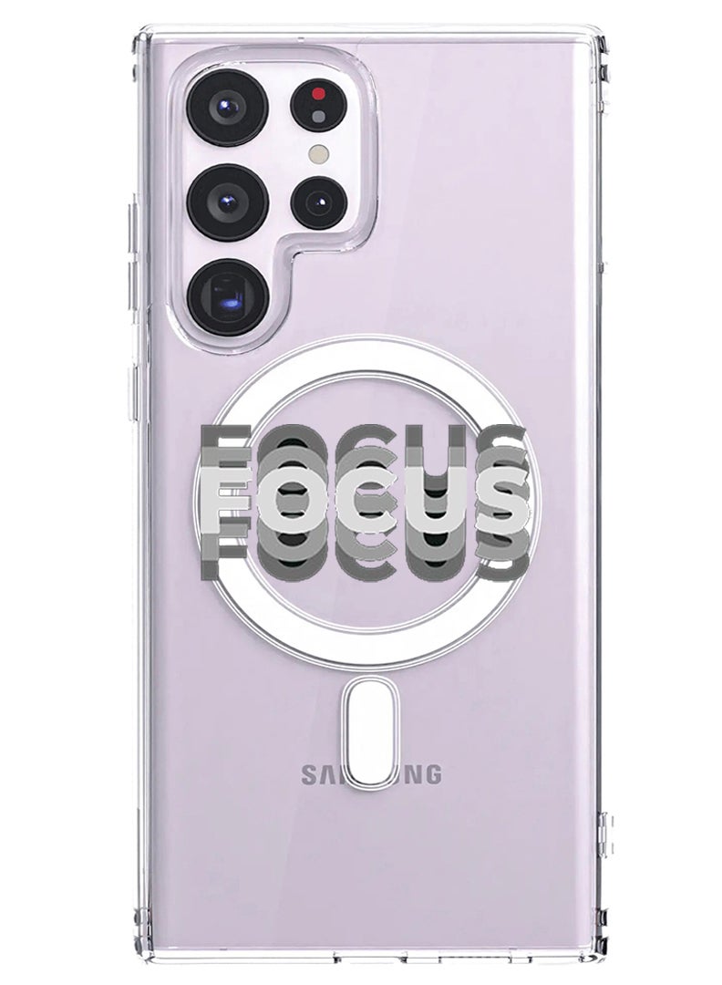Theodor Magnetic Case for Samsung Galaxy S23 Ultra 6.8-inch Compatible with MagSafe Wireless Charging, Shockproof Phone Bumper Cover Focus copy - Image 1