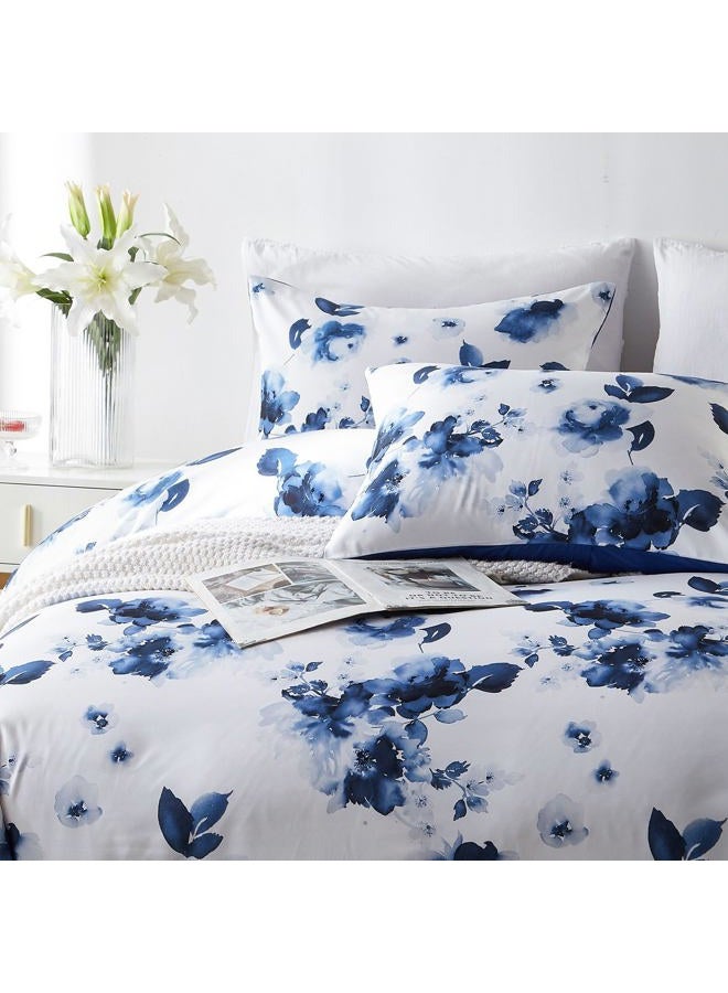 Cupocupa Duvet Cover King Size Set Boho Floral Pattern King Duvet Cover Set for King Size Bed Vintage Soft Bedding Leaf Print Duvet Cover with Pillowcases - Image 4