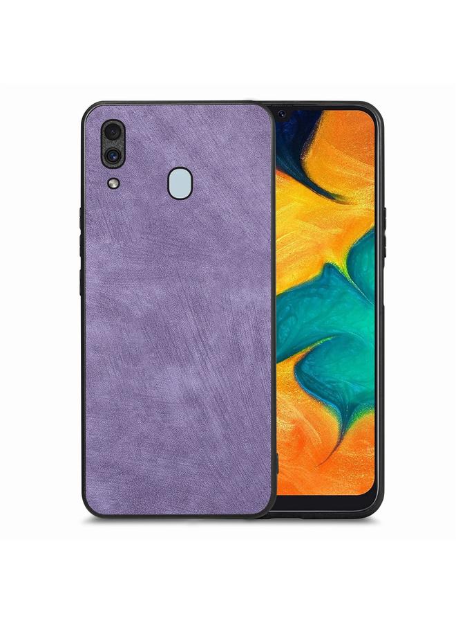 S-TOP Case For Samsung Galaxy A30/A20 Vintage Leather PC Back Cover Phone Case - Image 1