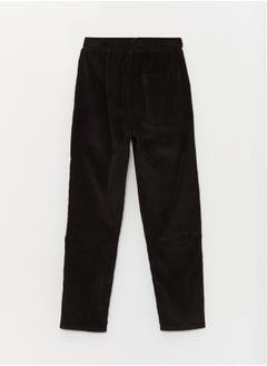 LC WAIKIKI Comfortable Fit Elastic Waist Boy's Velvet Trousers  - Image 3