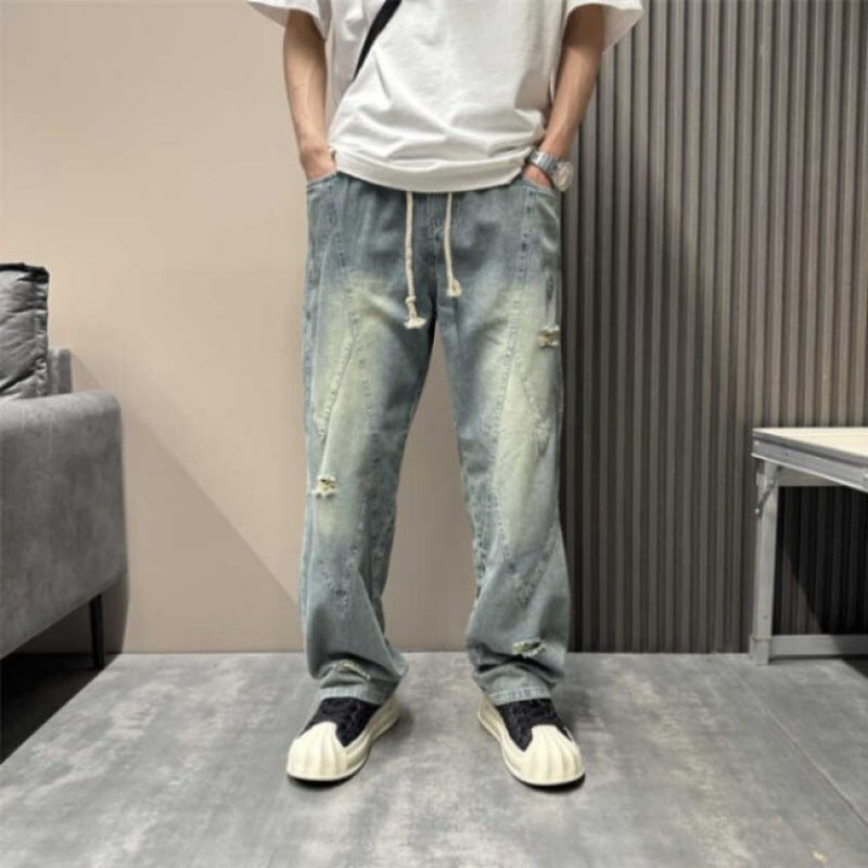 Unisex Casual Daily Denim Jeans - Image 4