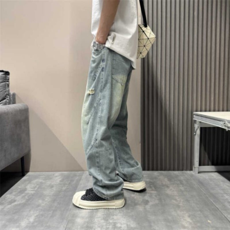 Unisex Casual Daily Denim Jeans - Image 2