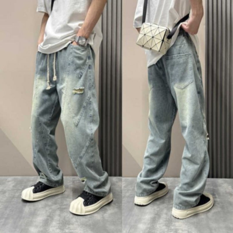 Unisex Casual Daily Denim Jeans - Image 3