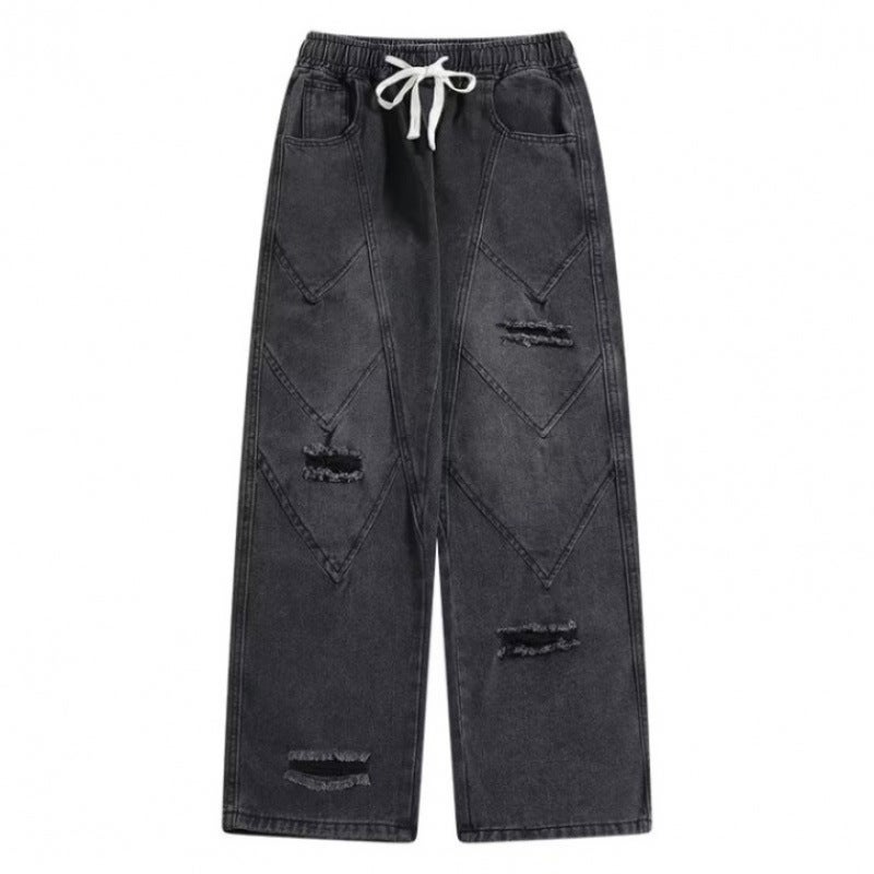 Unisex Casual Daily Denim Jeans - Image 1