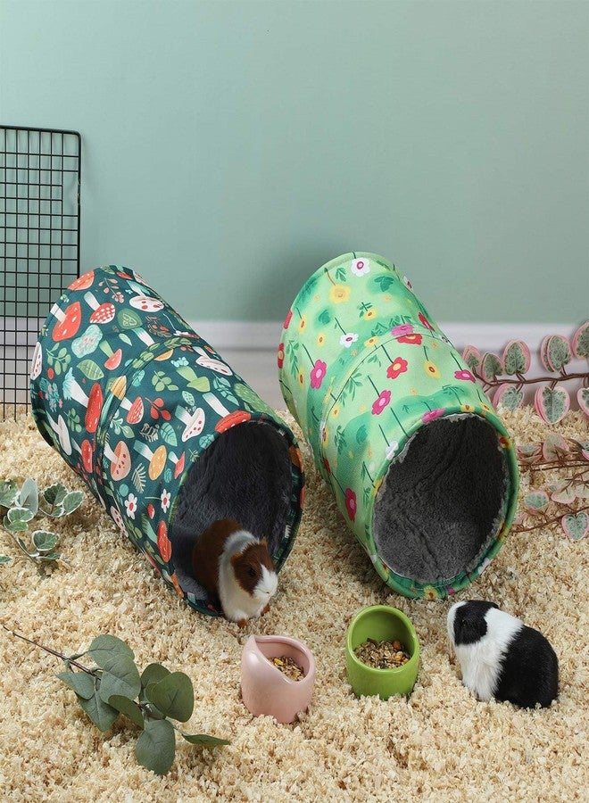 IBWell Cute Mushroom Guinea Pig Hideout Tunnel Bunny Tunnel Guinea Pig Tunnels and Tubes Hamster Tunnel Soft Tunnel - Image 3