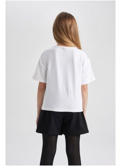 DeFacto Girl Relax Fit Knitted Short Sleeve Body  - Image 5