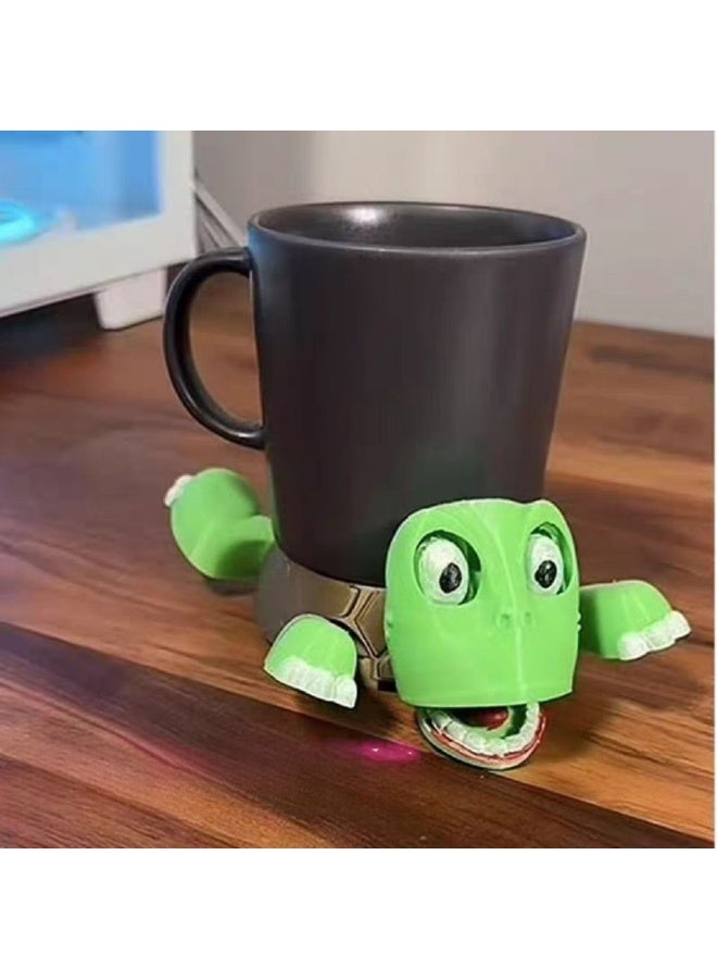 cup holder in the shape of turtle multi colored - Image 2