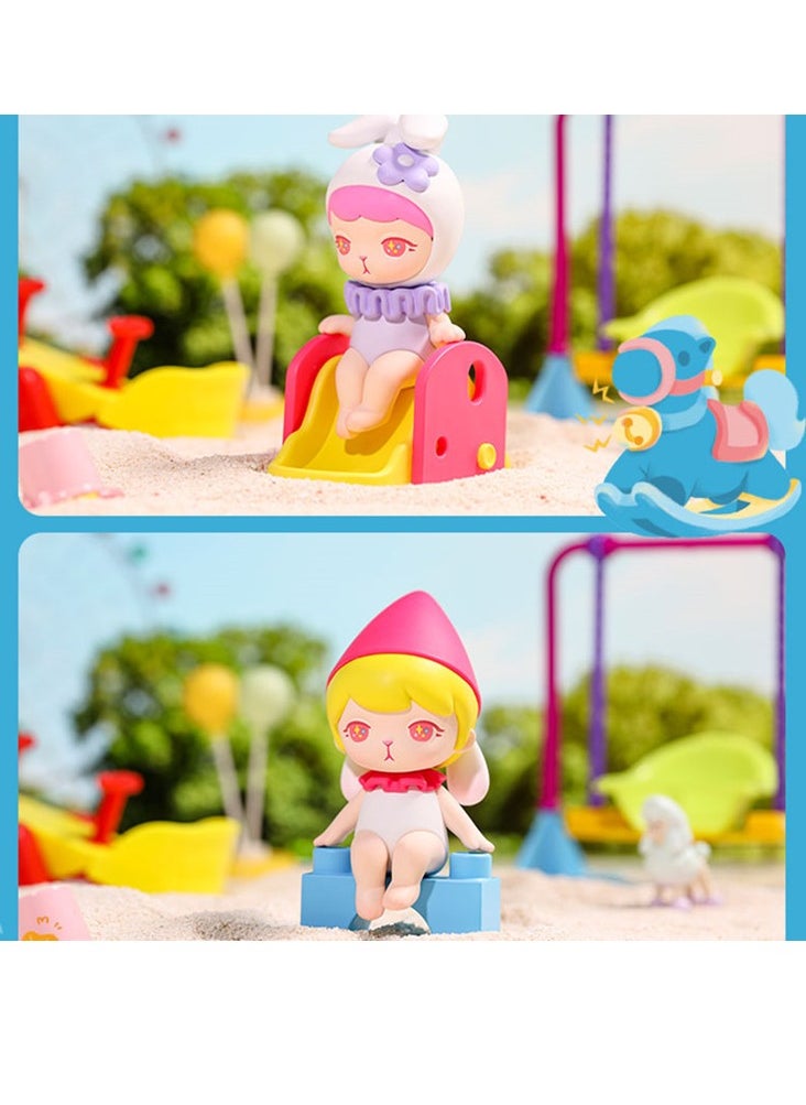 General - POPMART POP MART BUNNY childlike heart series figure, blind box creative ornament activity gift (single) - Image 1