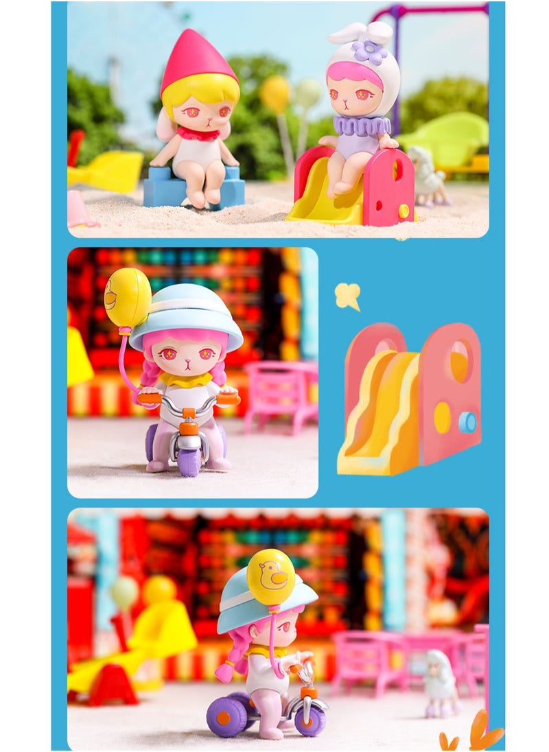 General - POPMART POP MART BUNNY childlike heart series figure, blind box creative ornament activity gift (single) - Image 1
