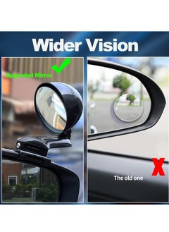 SYOSI Car Blind Spot Mirrors Universal Modified Rearview Mirror Multifunction Adjustable Car Auxiliary Wide Angle Mirror Blind Spot Side Rear View Mirror Fit for All Vehicles (Right)  - Image 4