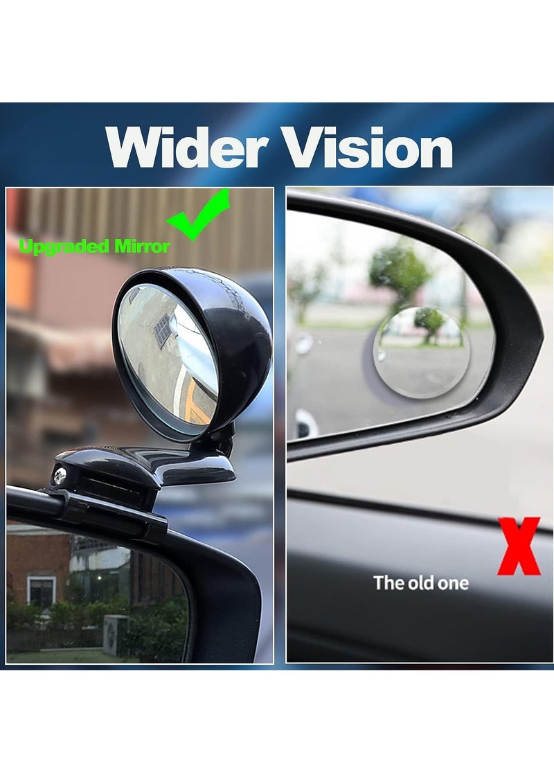 SYOSI Car Blind Spot Mirrors Universal Modified Rearview Mirror Multifunction Adjustable Car Auxiliary Wide Angle Mirror Blind Spot Side Rear View Mirror Fit for All Vehicles (Right)  - Image 4