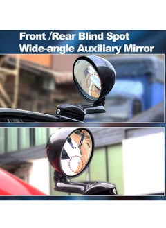 SYOSI Car Blind Spot Mirrors Universal Modified Rearview Mirror Multifunction Adjustable Car Auxiliary Wide Angle Mirror Blind Spot Side Rear View Mirror Fit for All Vehicles (Right)  - Image 2