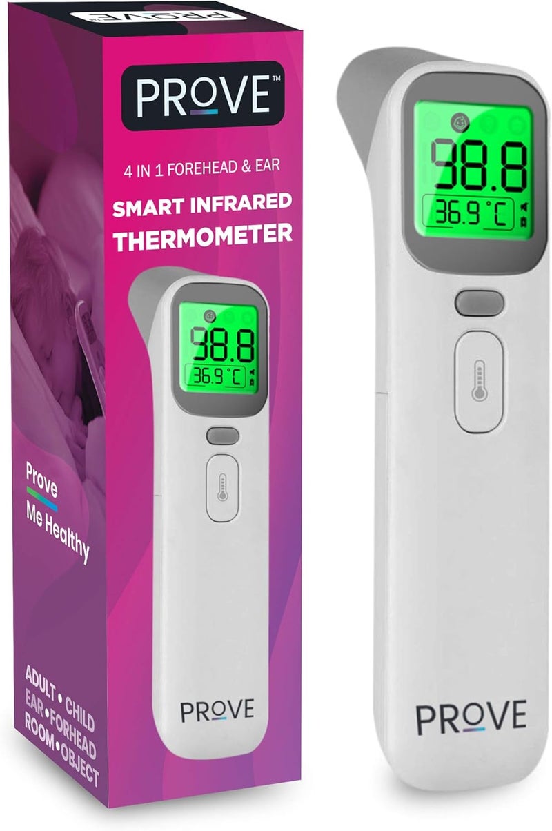 proove Multifunction Infrared Thermometer | 4-in-1 Infrared Thermometer |Color Changing Fever Indicator - Image 1