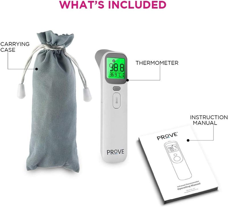 proove Multifunction Infrared Thermometer | 4-in-1 Infrared Thermometer |Color Changing Fever Indicator - Image 5