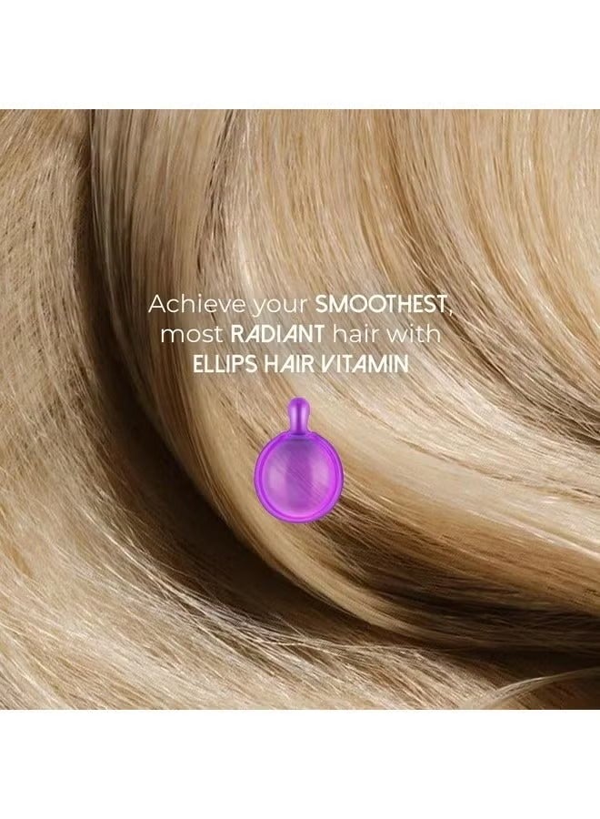 أليبس فيتامين الشعر المغذي من إليبس، 50 كبسولة - زيت حماية الشعر من الحرارة للشعر المصبوغ - يضيف لمعانًا وينعم الأطراف المتقصفة - Image 4