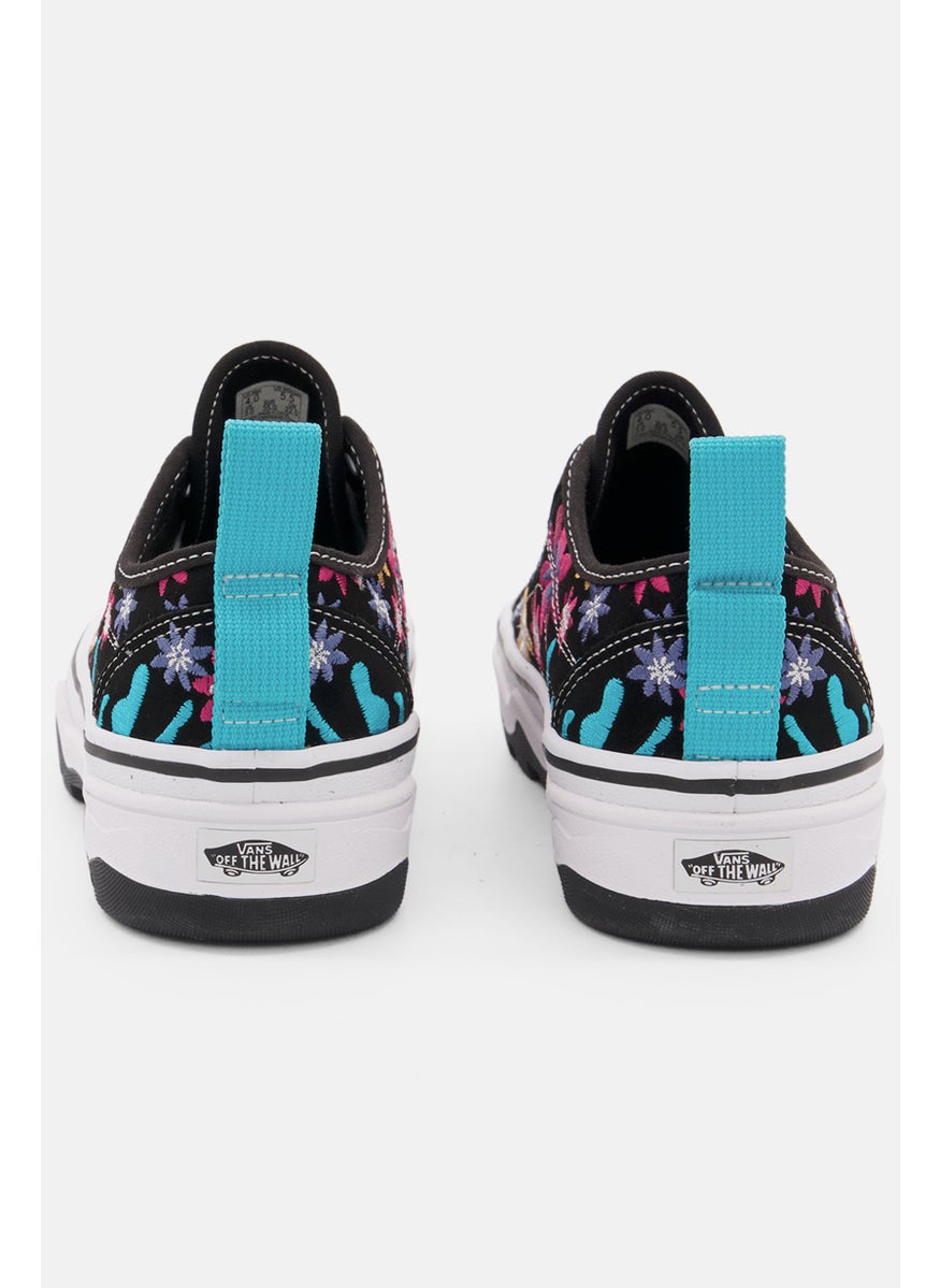 VANS Women Sentry Old Sko Embroidered Lace Up Casual Shoes, Black Combo  - Image 3