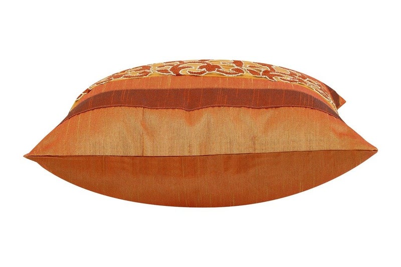 Dekor World Sprial Embroidery Cushion Cover (Pack of 2) - Image 2