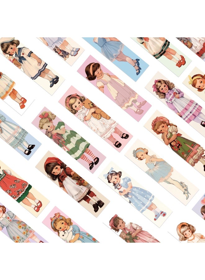30 Pcs Cute Girl Bookmarks Art Bookmarks Paper Bookmarks Notebook Marking Student Stationery - Image 5