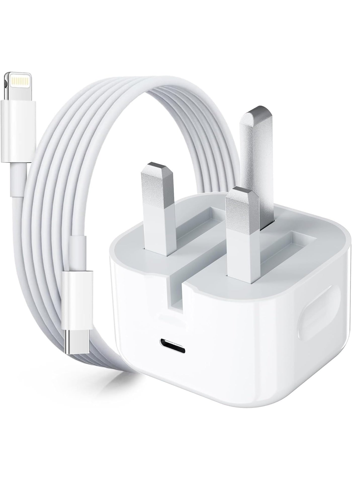 20W USB C Charger Plug – Fast PD Power Delivery Wall Charger Type C Adapter for iPhone 15 14 13 12 Pro Max Mini, iPad, Samsung, Google Pixel, AirPods & More – Compact Quick Charging Block