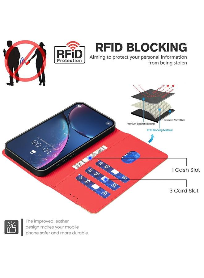 S-TOP Case For Honor 200 Smart / X7C Color Matching RFID Anti-theft Leather Phone Case - Image 5