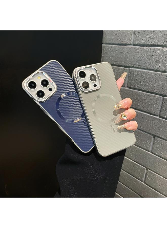 اس-توب جراب هاتف MagSafe بدون إطار من ألياف الكربون لهاتف iPhone 14 Pro Max AG - Image 2