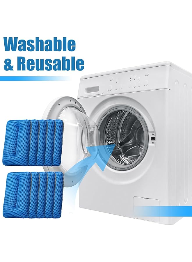 كاست ويف إسفنجة غسيل السيارات لإزالة الحشرات والقطران من الوجهين، 5 قطع من إسفنجات غسيل السيارات لإزالة الحشرات، إسفنجات غسيل السيارات فائقة النعومة من الألياف الدقيقة، إسفنجات غسيل السيارات الناعمة، خالية من الخدوش، مناسبة للسيارات والشاحنات وسيارات الدفع الرباعي والقوارب - Image 5