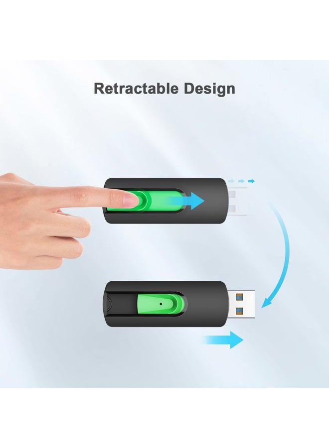Aiibe 128GB USB Flash Drive USB Drive 128GB USB 3.1 Thumb Drive Memory Stick Zip Drive Backup Jump Drive 128G for PC Laptop - Image 5