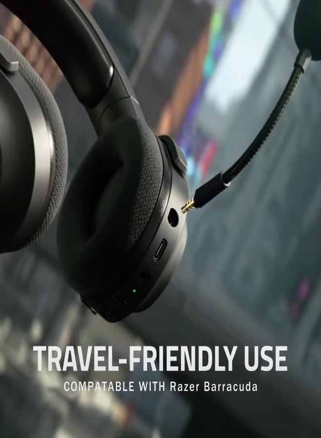 BOEEA بديل ميكروفون لسماعة رأس Razer Barracuda X، ميكروفون ألعاب قابل للفصل 3.5 مم مع رغوة - Image 5