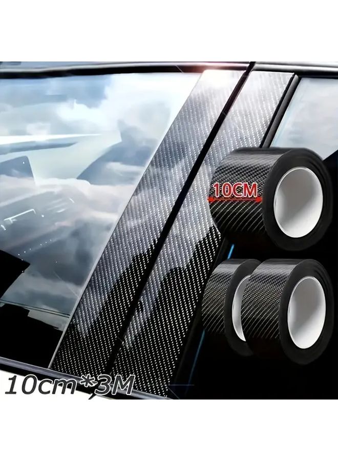 4Pcs 3D Carbon Fiber Vinyl Tape Roll For Car Trim And Scratch Protection 36 Scenes - Image 3
