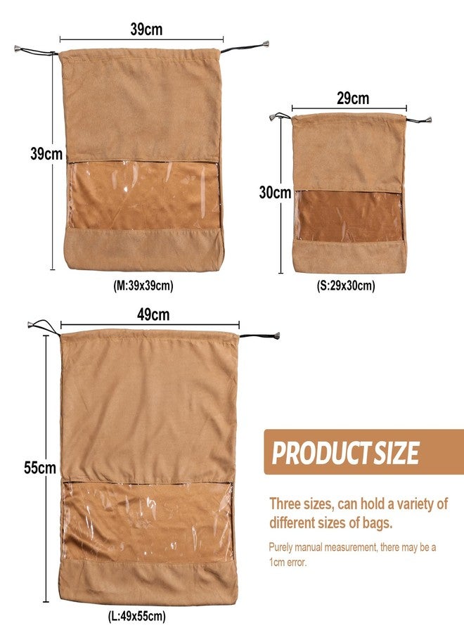 JPNK Dust Bags Premium Clear - 5 Packs Breathable Handbag Storage, Purse Storage Organizer for Closet, Handbag and shoes Protectors for Home Storage - Image 2