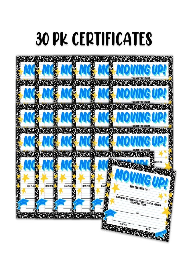 Lashicorn Moving Up Certificate for Daycare 30pk 8.5x11” Getting Bumped Graduation from Pre-K Diploma Little Award Next Class Notice for Parents - Image 2
