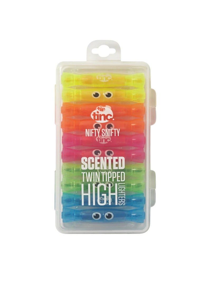 Tinc Multicolour Twin-Tipped Highlighters Set - Image 1
