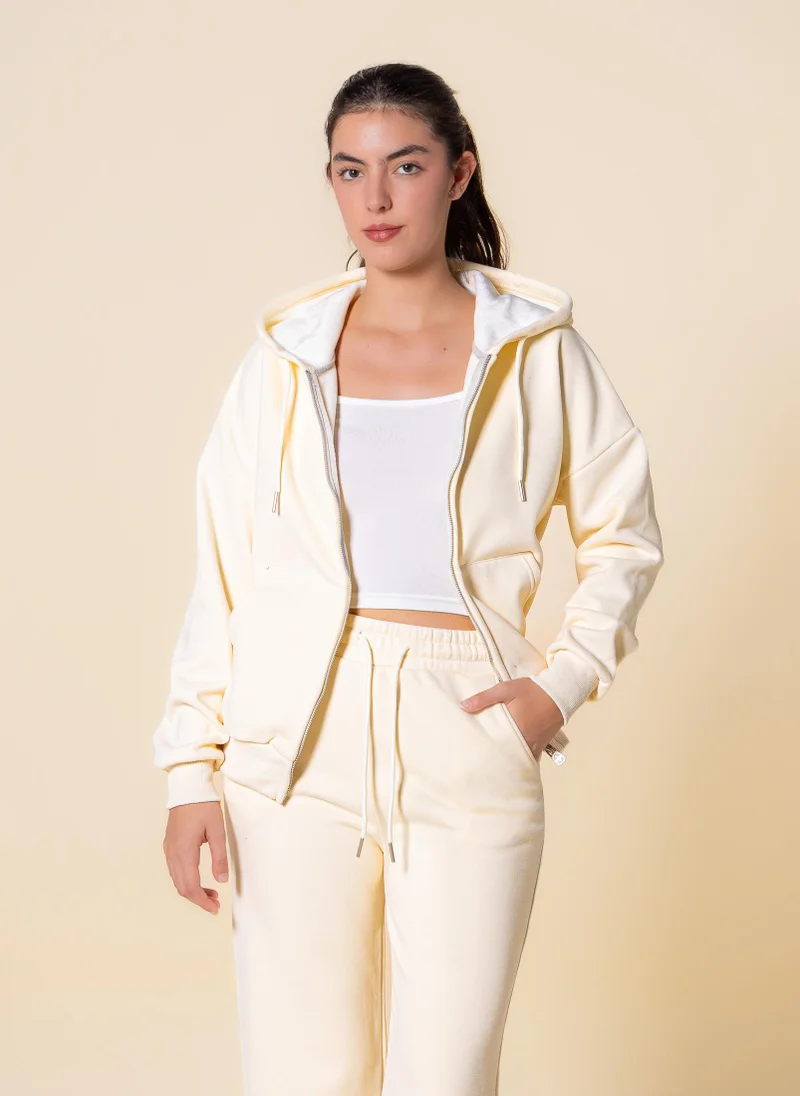 SHAPES COMFORT HOODIE WITH ZIP SET