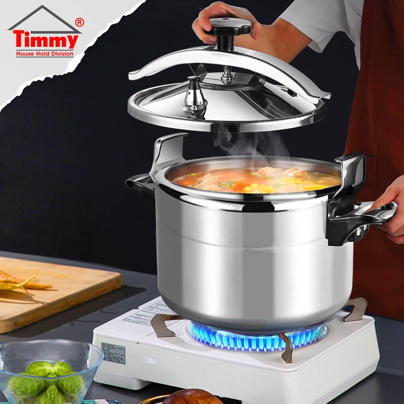 TIMMY Aluminium Pressure Cooker 9.0 Litre, Heavy Duty, Fast Cooking - Image 3