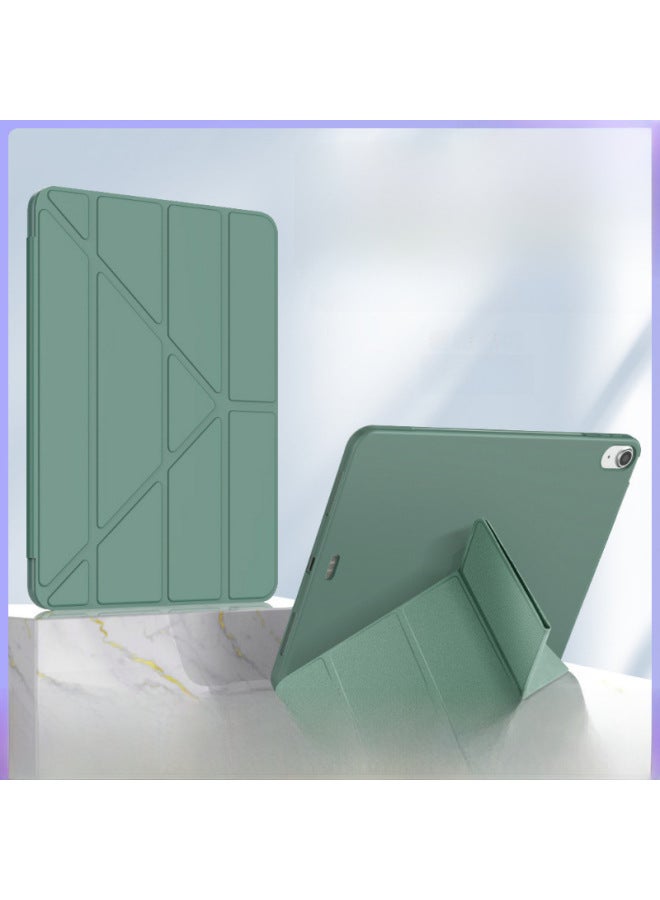 For The 2022 10.9 Protective Case Ipad10.2 Leather Case Mini6TPU Soft Bottom Pro9.7 Drop-resistant Case-Color:Lavender Gray-Applicable Model:ipad10 Generation (2022 10.9-inch)