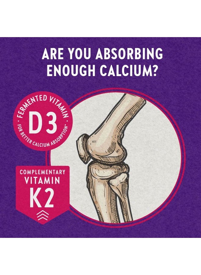 New Chapter - Calcium Supplement Organic Plant Calcium For Women Under 40 With Vitamin D3 For Absorption + Vitamin K2 + Magnesium Vegetarian Gluten Free 60 Count - Image 1