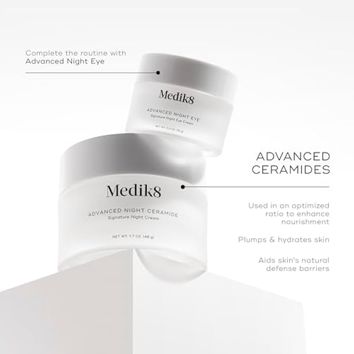 Medik8 Advanced Night Ceramide - Signature Anti Aging Night Cream for Face - Face Moisturizer with Skin Tightening Ceramides and Antioxidants - 1.7 oz - Image 5