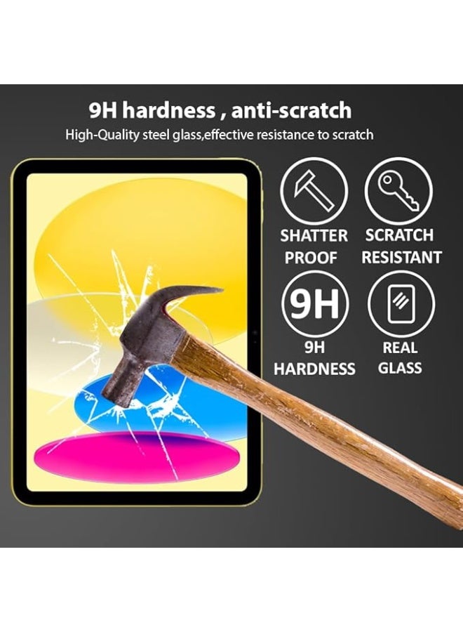 Glass Screen Protector compatible with iPad (A16) 11th/10th Generation (2025/2022), 9H Hardness Tempered Glass Film [HD Full Coverage][Easy Installation] for iPad A16 /10 th (1 - Pack) - Image 4