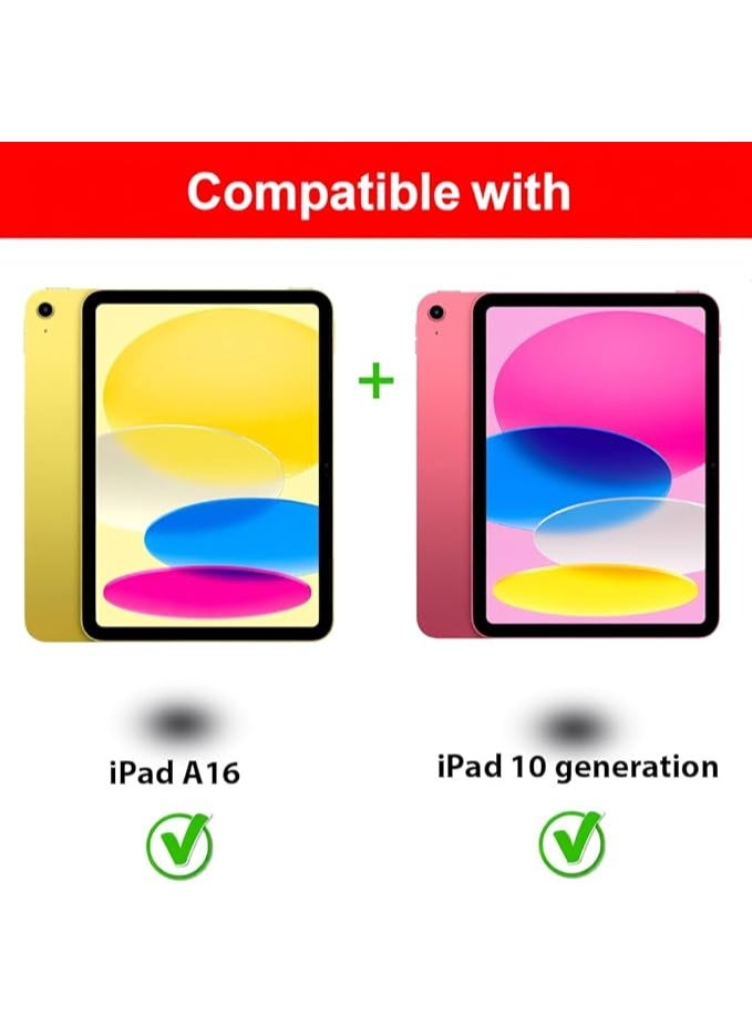 Glass Screen Protector compatible with iPad (A16) 11th/10th Generation (2025/2022), 9H Hardness Tempered Glass Film [HD Full Coverage][Easy Installation] for iPad A16 /10 th (1 - Pack) - Image 2