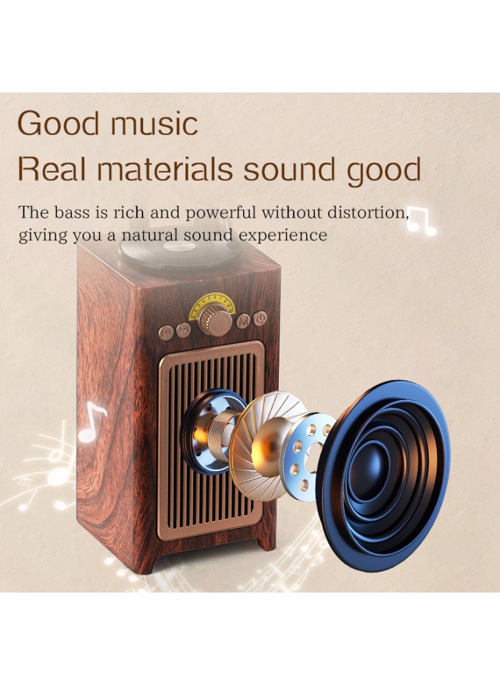H3 Retro Gramophone Design Bluetooth-Compatible Speaker Wireless Desktop Sound Box - Image 4