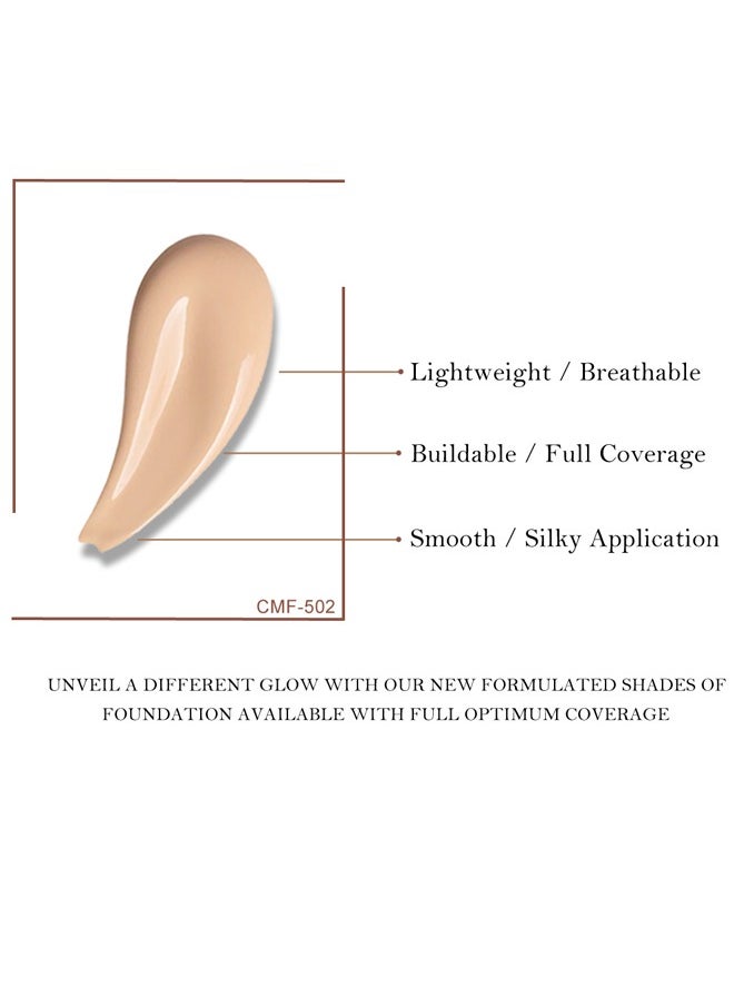 Touch Factor Liquid Foundation-COVER MAX the Lasting Performance-502  - Image 2