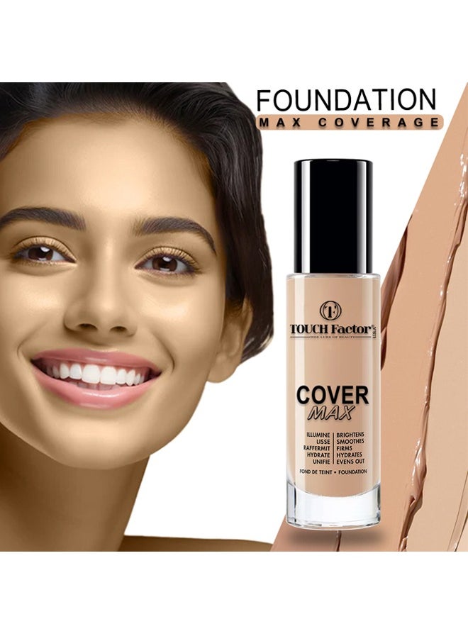 Touch Factor Liquid Foundation-COVER MAX the Lasting Performance-502  - Image 3