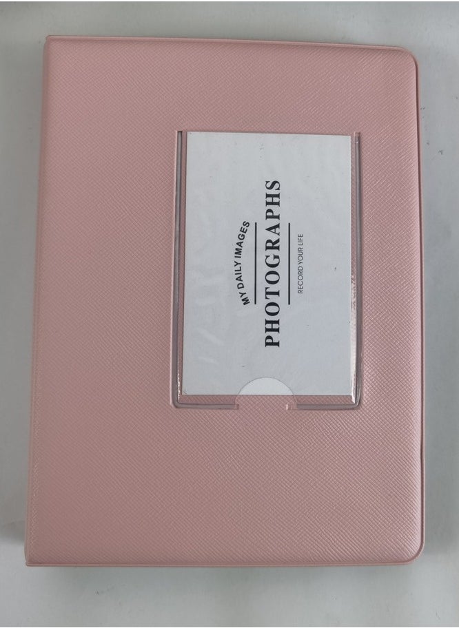 ماركة غير محددة 64-Pockets Photo Album Pink 